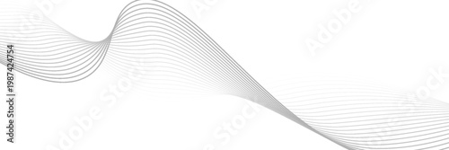 Horizontal line pattern. From thin line to thick. Parallel stripe. Black streak on white background. Straight gradation stripes. Abstract geometric patern.