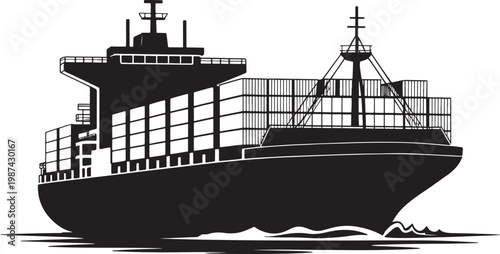 cargo ship sailing on the water