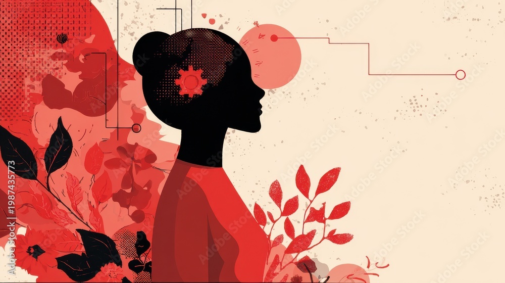 Fototapeta premium mental health education design