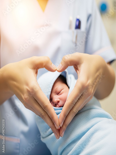 A teddy bear forming a heart shape with its paws in a cozy setting.