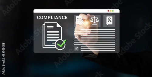 Fotografía An engaging visual of a handshake representing business agreement and compliance with legal standards