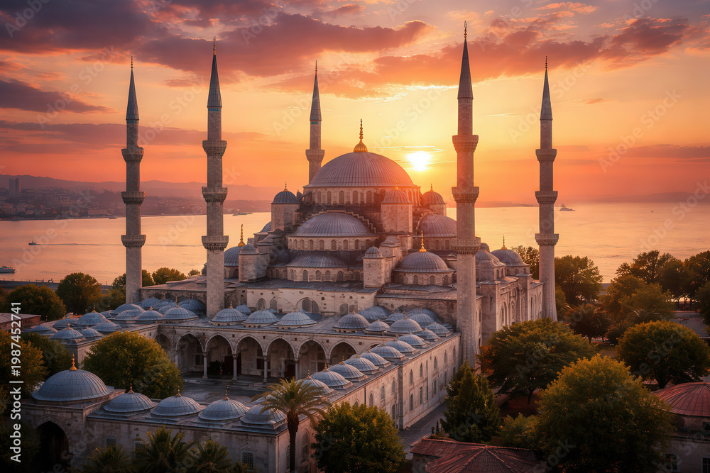 Fototapeta premium Istanbul, Turkey the blue mosque
