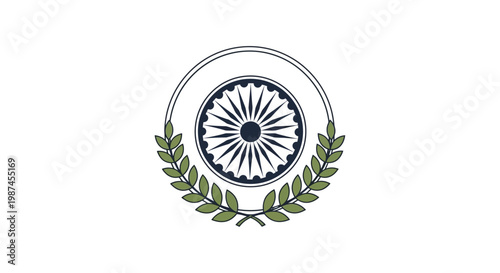 Indian Parliament Seal Emblem Logo.