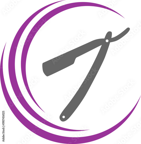 Rasiermesser, Friseur, Barber, Lifestyle, Icon, Logo	
