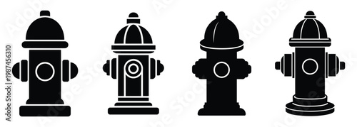 Minimal Fire Hydrant Icon Modern Simplified