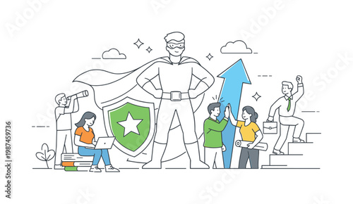 Personal empowerment and overcoming challenges in a modern lifestyle or motivational context where individuals strive to achieve their goals and unlock potential,