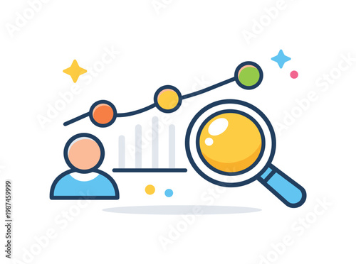 Behavioral analytics and user pattern recognition in digital products focusing on understanding actions and trends to improve experience and decision making, a simple