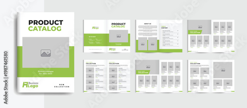 Modern Professional Business Catalog Template Design.