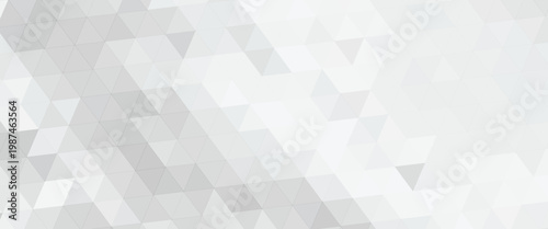 Abstract white background with silver effect. Light gray colour texture. Grey blue modern pattern. Gradient textur. Triangle patern. Triangular backdrop. Design bg business print