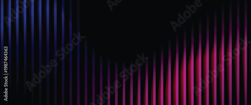 Abstract Glassy Purple and Blue Gradient Light on Dark Background