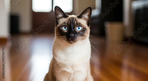 siamese cat portrait