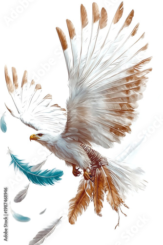 Birds, Floral, Nature, Art, Printable Image with White Background, for Stickers, T-shirt Design, Hat, Mug, Flip-flop, Mousepad