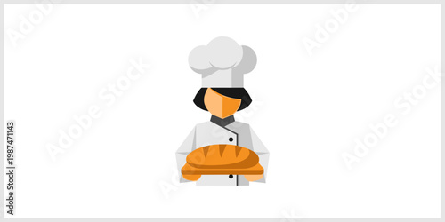 Baker Holding Freshly Baked Bread