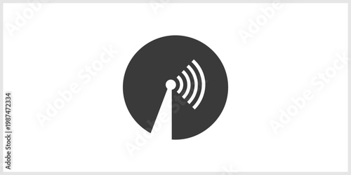 Wireless Signal and Network Connectivity Icon