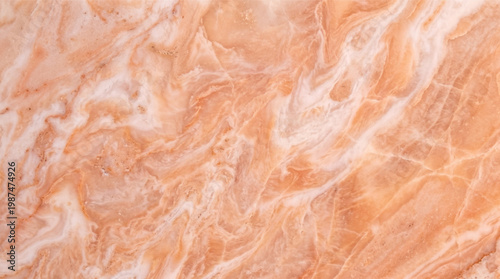 Natural peach marble stone texture background for luxury interior