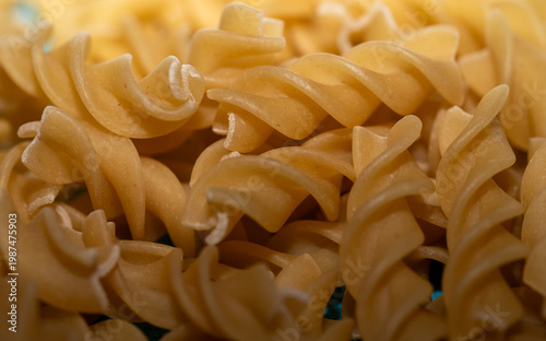 pasta on white background