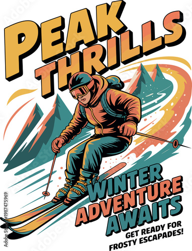 Peak thrills winter adventure awaits get ready frosty escapades.