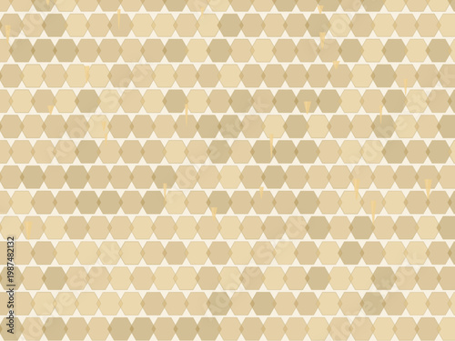 Organic Honeycomb Drip Pattern Natural Design