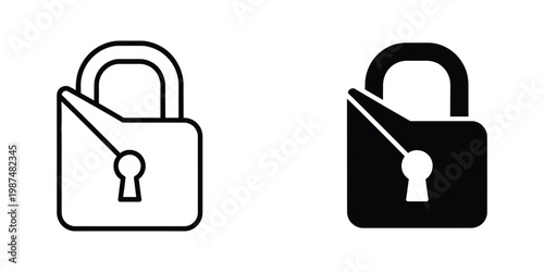 Contrast between open and closed wallet locks symbolizing security states