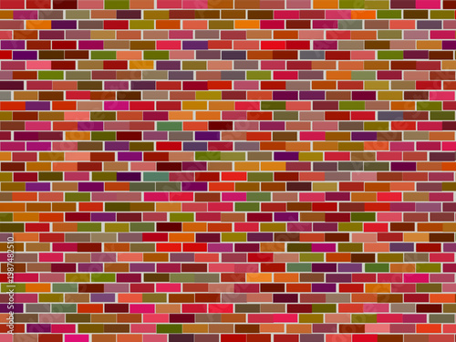 Construction Brick Wall Pattern Industrial Design