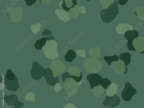Organic Camo Pattern Military Green Nature Design