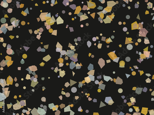 Colorful Terrazzo Fragments Organic Stone Mosaic Background