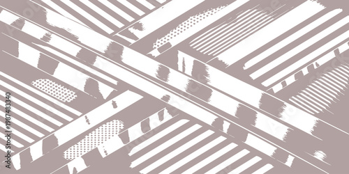 Abstract architecture background featuring a 3d building construction plan and blueprint sketch for a modern city office project