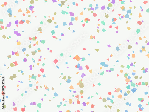 Modern Terrazzo Pattern Colorful Stone Chips Trendy Background