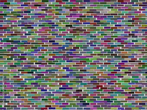 Construction Brick Wall Pattern Industrial Design