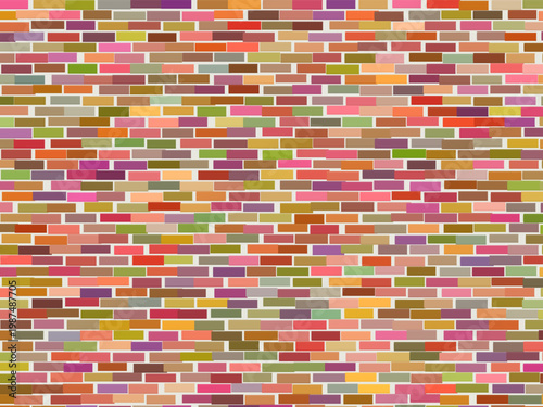Urban Brick Wall Masonry Pattern Architecture Design Backdrop