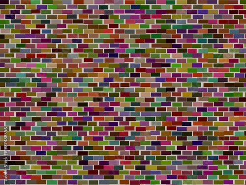 Urban Brick Wall Masonry Pattern Architecture Design Backdrop