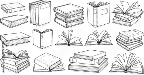 Intricate sketch of ancient roman architectural ruins and structures in a detailed illustration