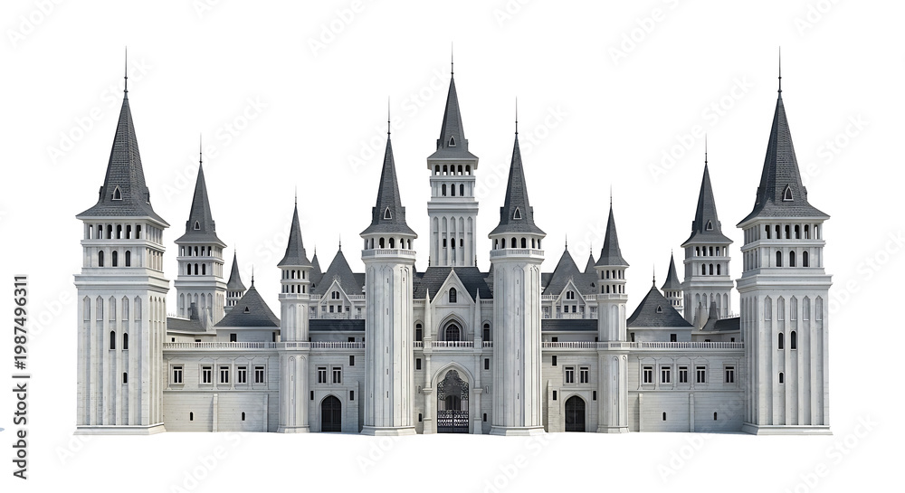 Fototapeta premium Salt lake temple at night a majestic symbol of faith and architecture