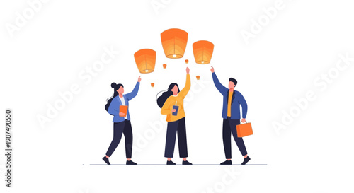 Businesspeople Celebrating with Toasts in a Professional Setting