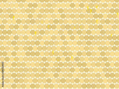 Natural Honeycomb Drip Honey Pattern Design Backdrop