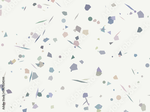 Minimalist Terrazzo Stone Chip Pattern Abstract Vector Background