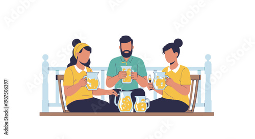 People Enjoying Beer Together at a Social Gathering