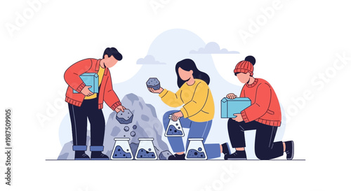 Children Learning about Marine Life at Aquarium