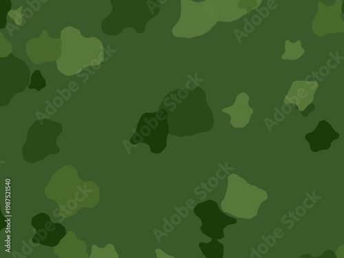 Organic Camo Pattern Military Green Nature Design