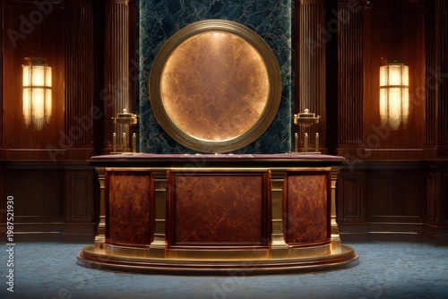 Fotografía Experience the allure of the Casino Royale Luxe Podium against a backdrop of pur