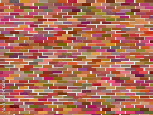 Construction Brick Wall Pattern Industrial Design