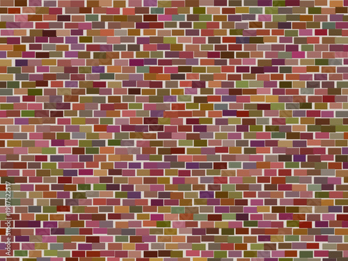 Rustic Brick Wall Pattern Building Texture Background
