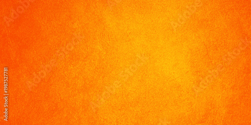 Vibrant orange and yellow textured background with subtle vignette and parchment paper grain for creative graphic design