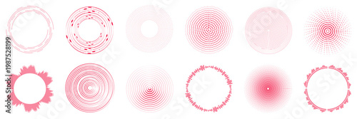 Іти на сторінку
|12Далі
Concentric circles radiate outward in mesmerizing echo patterns, creating hypnotic waves with geometric precision and gradient halftone effects for modern abstract designs.