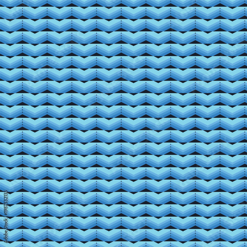 Wave Chevron Pattern

