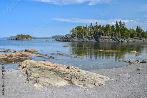 Ilots Lyman et récifs rocheux de l'Anse à Voilier au Parc de Bic