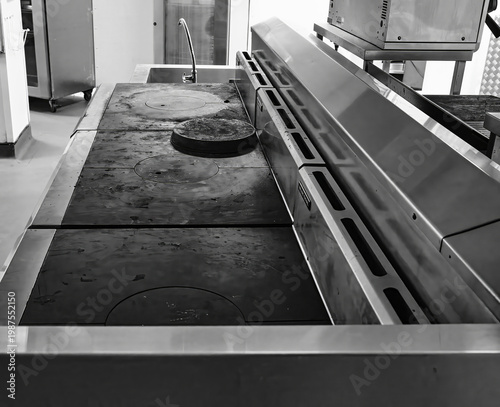 Derelict industrial kitchen