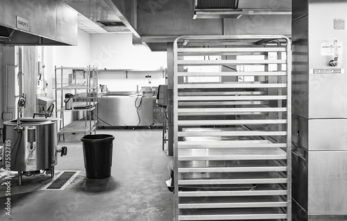 Derelict industrial kitchen
