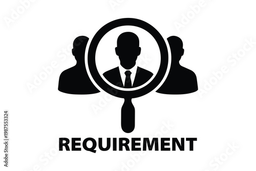 Team search icons - Line and glyph solid icon and logo template - Vector icon symbol for website - Icon vector - Blue icon vector. Clipart. Icon