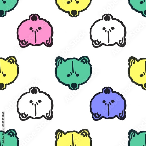 cartoon animal set